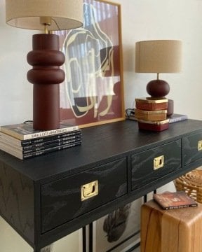 THIN - 3 CEKMECELI SIYAH DRESUAR