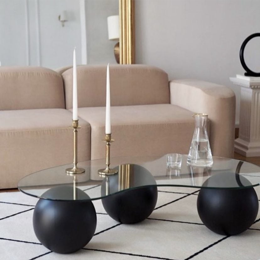 TRIO SİYAH BOYALI SEHPA