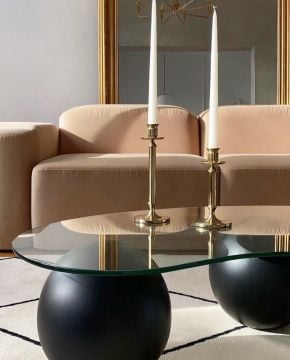 TRIO SİYAH BOYALI SEHPA